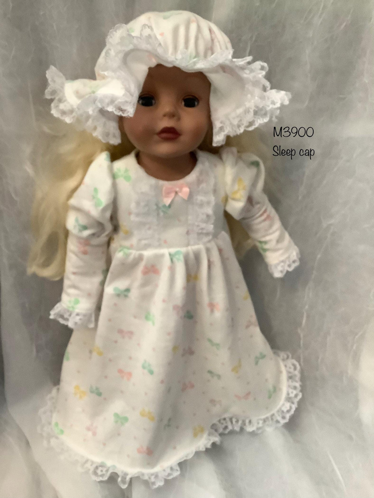 Doll Nightgown with Cap