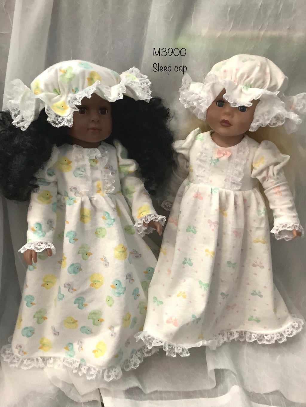Doll Nightgown with Cap